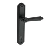 Brico Avenue Deurkruk Langschild Stretto Sleutelgat 110Mm Zwart- Deurbeslag