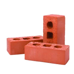 Bouwstenen|Brico Baksteen Boeren Rood 3 Gaten 18,8X8,8X6,3Cm