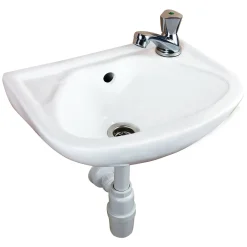 Toiletfonteinen|Brico Baseline Fonteinset Keramiek Wit 34,5X27,0X16,2Cm