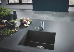 Keukenkranen|Brico Baseline Keukenmengkraan Laag Chroom