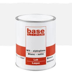 Brico Baseline Lak Zijdeglans Wit 750Ml- Lakken