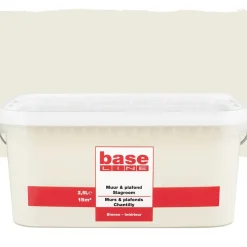 Brico Baseline Muur & Plafond Slagroom 2,5L- Muurverf