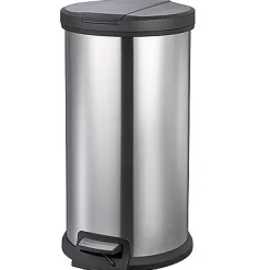 Vuilnisbakken|Brico Baseline Pedaalemmer Metaal Mat 40L