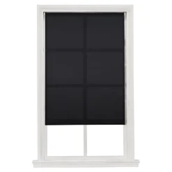 Brico Baseline Rolgordijn Lichtdoorlatend Zwart 60X175Cm- Rolgordijnen