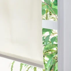 Brico Baseline Rolgordijn Lichtdoorlatend Beige 120X175Cm- Rolgordijnen