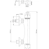 Douchekranen|Brico Baseline Thermostatische Douchemengkraan Chroom 15Cm