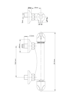 Douchekranen|Brico Baseline Thermostatische Douchemengkraan Chroom 15Cm