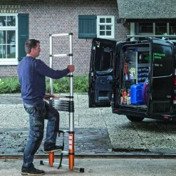 Telescopische Ladders|Brico Batavia Telescoopladder 3,81 M