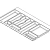 Keuken Accessoires|Brico Bestekbak 90Cm Kunststof Donkergrijs