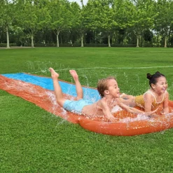 Brico Bestway H2Ogo Dubbele Waterglijbaan 4,88 Mtr- Waterspeelgoed
