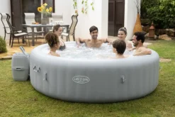 Brico Bestway Jacuzzi Lay-Z Spa 60135 1350L Gris O236X71Cm- Spa En Jacuzzi
