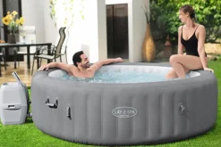 Brico Bestway Jacuzzi Lay-Z Spa 60135 1350L Gris O236X71Cm- Spa En Jacuzzi