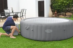 Brico Bestway Jacuzzi Lay-Z Spa 60135 1350L Gris O236X71Cm- Spa En Jacuzzi
