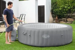 Brico Bestway Jacuzzi Lay-Z Spa 60135 1350L Gris O236X71Cm- Spa En Jacuzzi