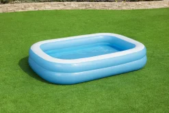 Brico Bestway Opblaasbaar Familie Zwembad 262 X 175 Cm- Opzetzwembaden Zonder Pomp