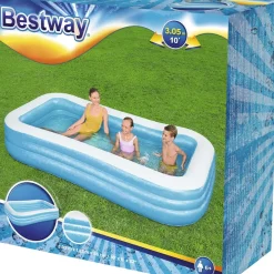 Brico Bestway Opblaasbaar Familie Zwembad 305 X 183 Cm- Opblaaszwembaden