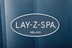 Brico Bestway Opblaasbare Jacuzzi Lay-Z-Spa Milan Airjet Plus Blauw 916L O196X71Cm- Spa En Jacuzzi