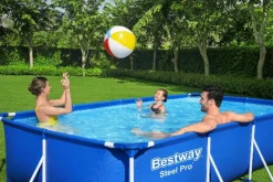 Brico Bestway Opzetzwembad Steel Pro Power 400X211X81Cm- Opzetzwembaden Zonder Pomp