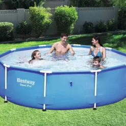 Brico Bestway Zwembad Steel Pro Rond 305- Opzetzwembaden Zonder Pomp