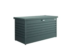 Brico Biohort Kussenbox Hobby 130 Donkergrijs Metallic 62X134Cm- Opbergboxen Tuin