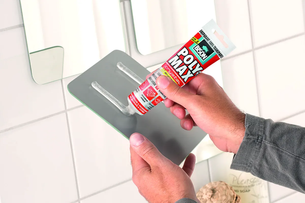 Tape & Lijm|Brico Bison Universele Montagelijm Poly Max Crystal Express Tub 115G