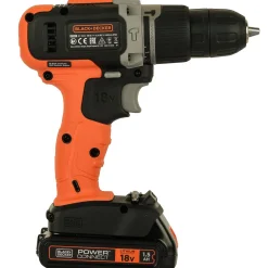 Boormachines|Brico Black + Decker Schroef,-Klopboormachine 18V ( 2 Accu'S)