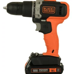 Boormachines|Brico Black + Decker Schroef,-Klopboormachine 18V ( 2 Accu'S)