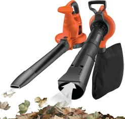 Bladblazers|Brico Black+Decker Elektrische Bladblazer Gw3030-Qs 3000W - 50L Opvangbak