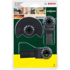 Multitoolaccessoires|Brico Bosch Startset Voor Hout/Metaal Starlock – 3 Stuks