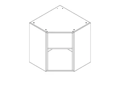 Keukenkasten|Brico Bovenkast Hoek Keuken Modulo Wit 65Cm
