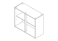 Keukenkasten|Brico Bovenkast Keuken Modulo Wit 90Cm