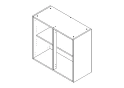 Keukenkasten|Brico Bovenkast Keuken Modulo Wit 80Cm
