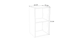 Keukenkasten|Brico Bovenkast Keuken Modulo Wit 40Cm