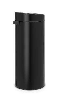 Vuilnisbakken|Brico Brabantia Afvalemmer Touch Bin New Matt Black 30L