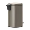 Vuilnisbakken|Brico Brabantia Pedaalemmer Newicon Platinum 12L