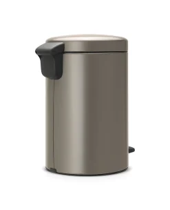 Vuilnisbakken|Brico Brabantia Pedaalemmer Newicon Platinum 12L