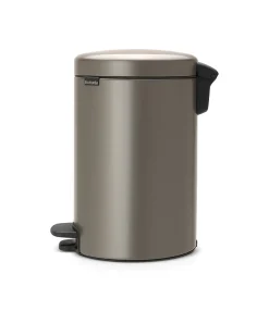 Vuilnisbakken|Brico Brabantia Pedaalemmer Newicon Platinum 12L