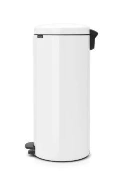 Vuilnisbakken|Brico Brabantia Pedaalemmer Newicon White 30L