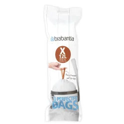 Vuilnisbakken|Brico Brabantia Perfectfit Afvalzak Met Trekbandsluiting Code X 10-12L 20 Stuks/Rol Recycled