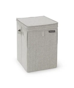 Droogrekken|Brico Brabantia Wasbox Stapelbaar Grijs 35L