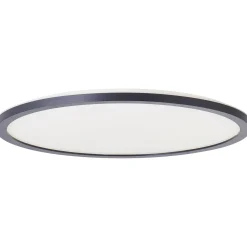 Badkamerverlichting|Brico Brilliant Plafondlamp Brennan Zwart 42Cm Neutraal Wit 24W