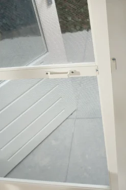 Brico Cando Hordeur Premium - Magnetische Hordeur - Wit Profiel - Grijs Gaas - 100X235Cm- Vliegendeuren