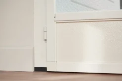 Brico Cando Hordeur Premium - Magnetische Hordeur - Wit Profiel - Grijs Gaas - 100X235Cm- Vliegendeuren