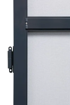 Brico Cando Hordeur Premium - Magnetische Hordeur - Antraciet Profiel - Grijs Gaas - 100X235Cm- Vliegendeuren