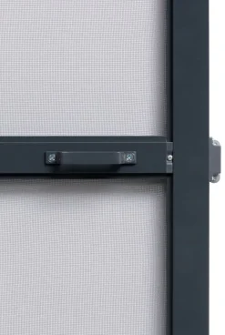 Brico Cando Hordeur Premium - Magnetische Hordeur - Antraciet Profiel - Grijs Gaas - 100X235Cm- Vliegendeuren