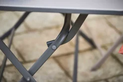 Brico Central Park Bistrotafel Stacy Antraciet Staal 110X70Cm- Tuintafels