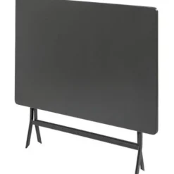 Brico Central Park Bistrotafel Stacy Antraciet Staal 110X70Cm- Tuintafels