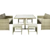 Brico Central Park Dining Loungeset Capri Naturel 7-Delig- Loungesets
