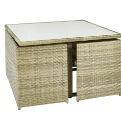 Brico Central Park Dining Loungeset Capri Naturel 7-Delig- Loungesets