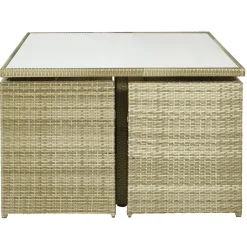 Brico Central Park Dining Loungeset Capri Naturel 7-Delig- Loungesets